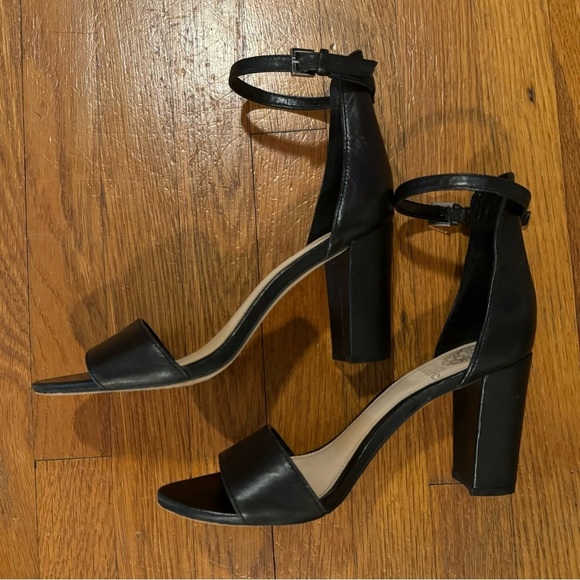 Vince Camuto black strappy heels, size 7 (37) - Picture 4 of 16